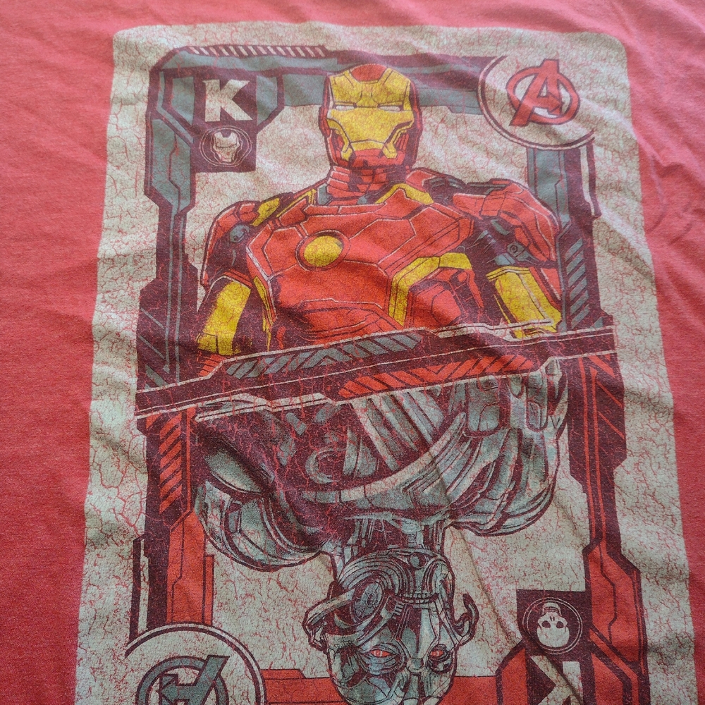 Marvel Red Iron Man Short Sleeve Tee